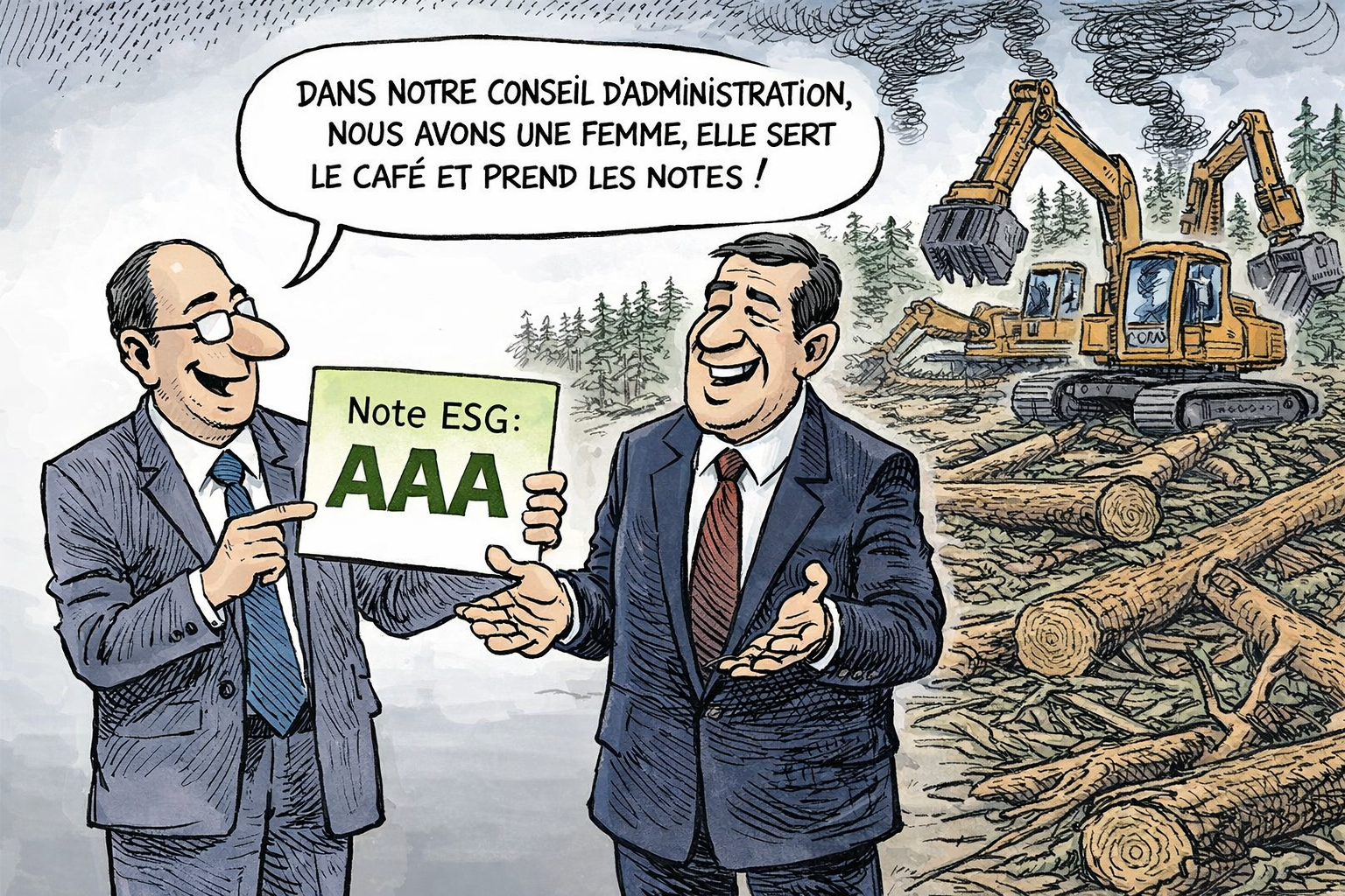 Hypocrisie des notes ESG